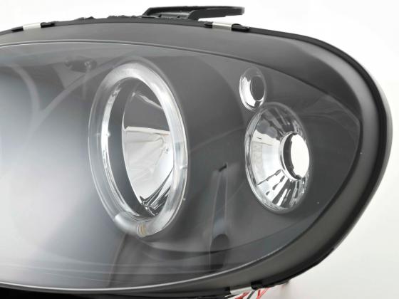 Scheinwerfer Set Citroen Saxo 00-02 schwarz Scheinwerfer Set Citroen Saxo 00-02 schwarz